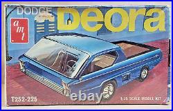 NOS 1960s Dodge Concept Car Deora T252-225 AMT 1/25 Scale Car Model Kit Mopar 67