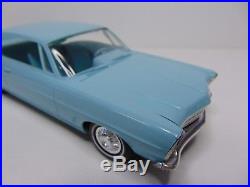 NOS AMT 1967 Ford Galaxie XL 428 Fastback Frost Turquoise Promo Model Car in Box