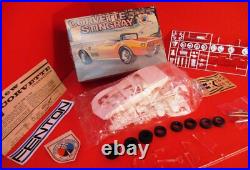 NOS OPEN BOX! Vintage AMT CORVETTE STINGRAY CONVERTIBLE 1/25TH MODEL nice