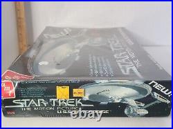NOS SEALED 1979 AMT Model Kit S970 Star Trek Motion Picture Enterprise Lights Up
