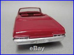 Nice AMT 1966 Chevrolet Impala SS Convertible 1/25 Scale Promo Car Regal Red