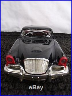Nice Vintage AMT Red with Black Top 1956 STUDEBAKER GOLDEN HAWK Promo Model Car