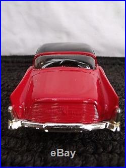 Nice Vintage AMT Red with Black Top 1956 STUDEBAKER GOLDEN HAWK Promo Model Car