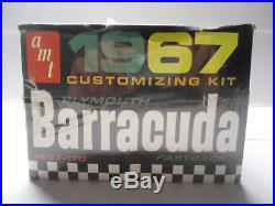 Nos 1/25 Original Amt 6857 1967 Plymouth Barracuda Fastback Kit Sealed Box