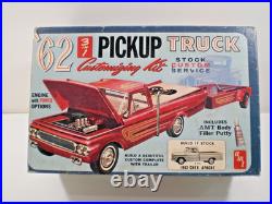 ONLY ISSUE AMT 1962 CHEVY APACHE PICK UP TRUCK 1/25 MODEL KIT 3-n-1 KIT# K-732