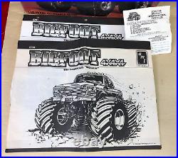 OPEN BOX 1984 AMT ERTL 125 Model Kit BIGFOOT 4X4X4 ORIGINAL MONSTER TRUCK #6791