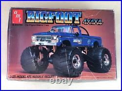 OPEN BOX 1984 AMT ERTL 125 Model Kit BIGFOOT 4X4X4 ORIGINAL MONSTER TRUCK #6791