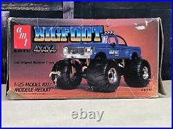 OPEN BOX 1984 AMT ERTL 125 Model Kit BIGFOOT 4X4X4 ORIGINAL MONSTER TRUCK #6791