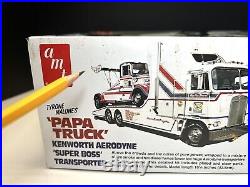 ORIGINAL AMT 125 Kenworth Aerodyne Papa Truck Open Box New Unassembled