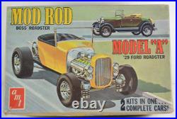 ORIGINAL AMT MOD ROD 1929 FORD MODEL A ROADSTER 1/25 Model Kit #T254-225