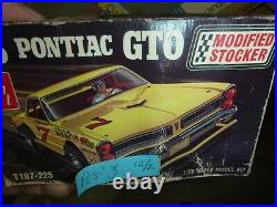 ORIGINAL AMT T187 #3 1965 PONTIAC GTO MODIFIED STOCKER 1/25 McM niOb SI