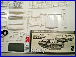 ORIGINAL VINTAGE 3 in 1 AMT 1963 BUICK ELECTRA HARDTOP UNBUILT OPEN KIT #6523