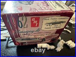 Origin MINT UNBUILT 1962 FORD GALAXIE CONVERTIBLE 3 N 1 Screw Bot AMT K-112