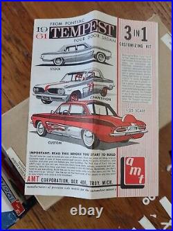 OriginalAMT1961 Pontiac Tempest PromoModel Car KitRebuilderExtra parts