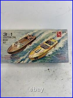 Original 1959 Issue Of The Amt 3 In 1 Customizing Boat Kit #159
