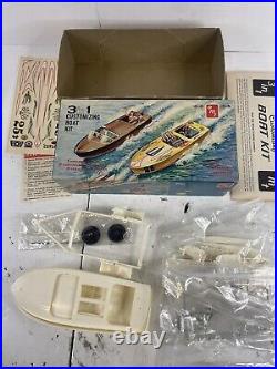 Original 1959 Issue Of The Amt 3 In 1 Customizing Boat Kit #159