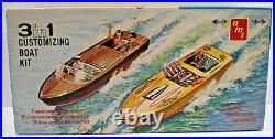 Original 1959 Issue Of The Amt 3 In 1 Customizing Boat Kit #159 Mint L@@k