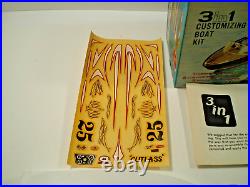 Original 1959 Issue Of The Amt 3 In 1 Customizing Boat Kit #159 Mint L@@k