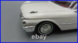Original 1961 AMT Ford Galaxie Dealer Promo Car / White Chrome Red