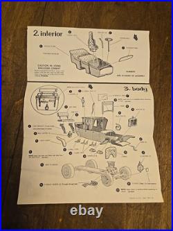 Original 1964 Amt 1/25 Scale Munster Koach Kit 901 170