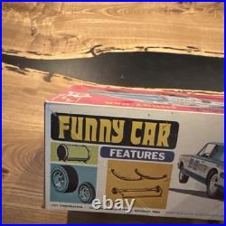 Original 1969 Issue AMT Barracuda Funny Car Model kit #T152 SUPER BOSS Open Box