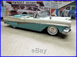 Original 1/25 Amt 1958 Ford Fairlane Convertible Sharp Adult Built Model