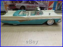 Original 1/25 Amt 1958 Ford Fairlane Convertible Sharp Adult Built Model