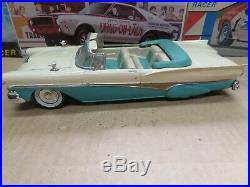 Original 1/25 Amt 1958 Ford Fairlane Convertible Sharp Adult Built Model