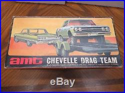 Original 1/25 Amt Rare Chevelle Drag Team Model Kit Rebuilders Kit # T-360