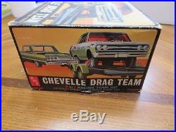 Original 1/25 Amt Rare Chevelle Drag Team Model Kit Rebuilders Kit # T-360