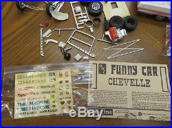 Original 1/25 Amt Rare Chevelle Drag Team Model Kit Rebuilders Kit # T-360