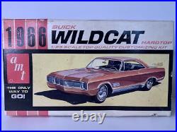 Original AMT 1966 Buick Wildcat Hardtop 125 Scale Model Kit George Barris 6526