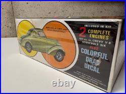 Original AMT'37 Chevy Coupe Model Kit#T288-200 Factory Sealed