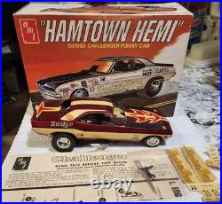 Original AMT Hamtown Hemi 1970 Dodge Charger Built Model Kit in box