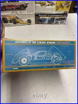 Original AMT Mark II Ford GT Lemans 1st Issue model kit Unbuilt