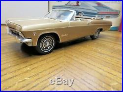 Original Amt 1965 Chevrolet Impala Ss Convertible 409 4spd Pro Built Model