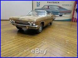 Original Amt 1965 Chevrolet Impala Ss Convertible 409 4spd Pro Built Model