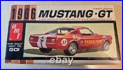 Original Annual OPEN BOX! AMT Mustang Fastback GT Scale Model Kit in 1/25 Scale