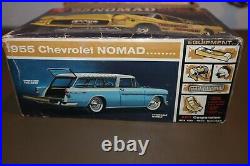 Original Issue 125 AMT 1955 55 Chevy Nomad 3 in 1 Model Kit 2755-200 Chevrolet