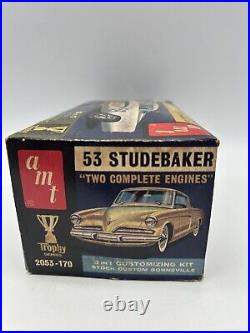 Original Issue AMT 1953 STUDEBAKER Customizing Kit 1/25 SCALE IOB COMPLETE