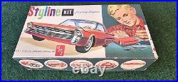 Original Issue Vtg Amt Styline Kit 1961 Ford Galaxie Hard Top, Inventoried