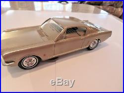 Original Rare 1/25 Amt 1966 Ford Mustang Am Radio Dealer Promo