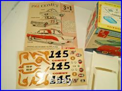 Original Vintage Amt 1961 Comet 2 Dr Ht Kit # K3061 L@@k