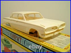 Original Vintage Amt 1961 Pontiac Tempest 4 Dr Ht Kit # K6061 L@@k