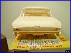 Original Vintage Amt 1961 Pontiac Tempest 4 Dr Ht Kit # K6061 L@@k