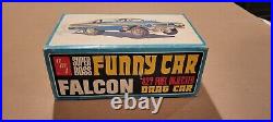 Original Vintage Amt Falcon 427 Super Boss Funny Car Model Kit Amt Rare! Toy