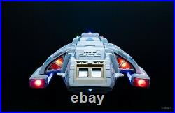 PRO BUILT 1/32 Star Trek DS9 Rio Grande Runabout 2T Model with LED lights