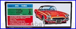 Platts AMT 1/25 1962 Chevrolet Corvette 3in1 Plastic Model AMT1318
