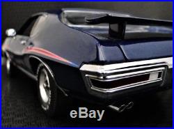 Pontiac GTO 1970s Muscle Car 1 18 Hot Rod Race Dragster Carousel Blue Model 24