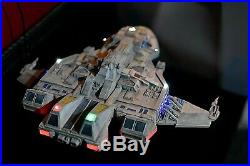 Pro Built LED Lighted withstand Star Trek Voyager MAQUIS ship Movie model